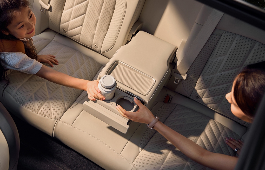 Upgraded Second-Row Armrest