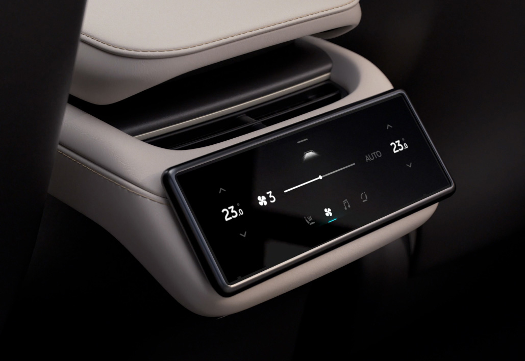 Bakre HDR-kontrolldisplay Bakre HDR-kontrolldisplay