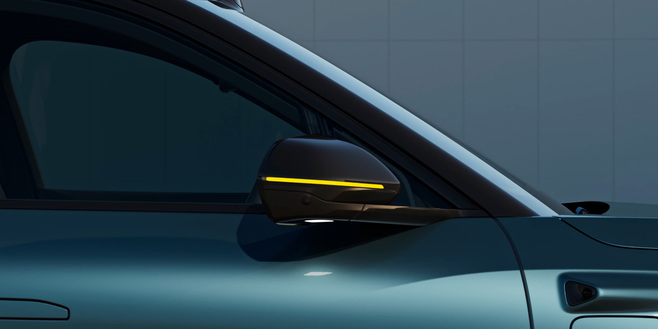 Usynlige blinklys i sidespeil Usynlige blinklys i sidespeil