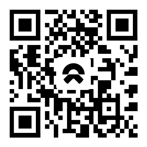 Skann QR-koden for å laste ned NIO-appen.